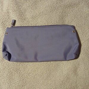 TIMMY WOODS WOMEN'S LIGHT PURPLE NYLON POUCH  / MAKEUP BAG